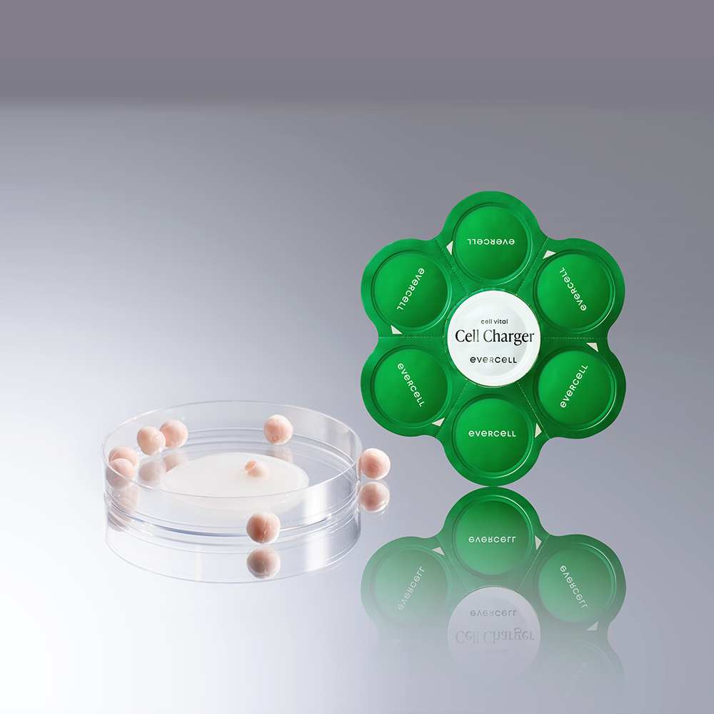 Evercell Cell Vital Cell Charger 18ml Serum (Collagen Essence 50,000 PPM Stem Cell Culture Extract)
