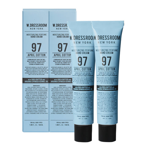 W.Dressroom Perfume Hand Cream No.97 April Cotton 50ml (2 Pack)