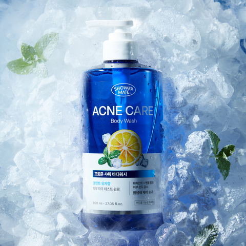 Shower Mate Acne Cooling Care Body Wash - Frozen Yuzu, 800g