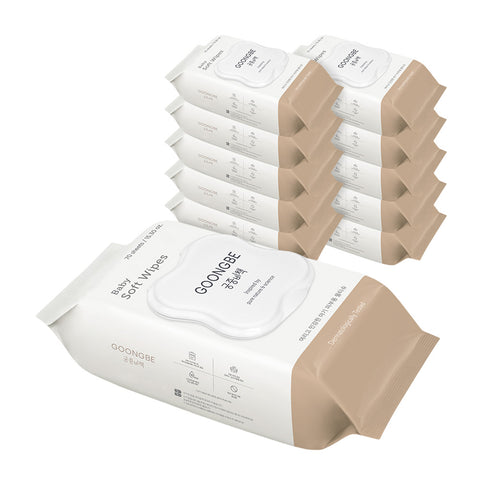 Goongbe Baby Soft Wet Wipes 70 sheets (10 Pack)