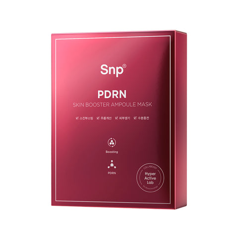 SNP PDRN Skin Booster Ampoule Elasticity Mask Pack 10 sheets