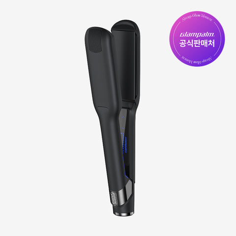 Glampalm Glam Muse Touch Volume Wide Hair Iron (Pure Black) GP502TPB
