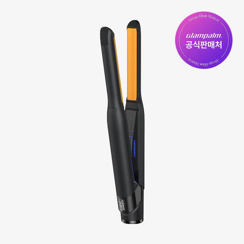 Glampalm Glam Muse Touch Volume Slim Hair Iron Original Black GP106-T1.0