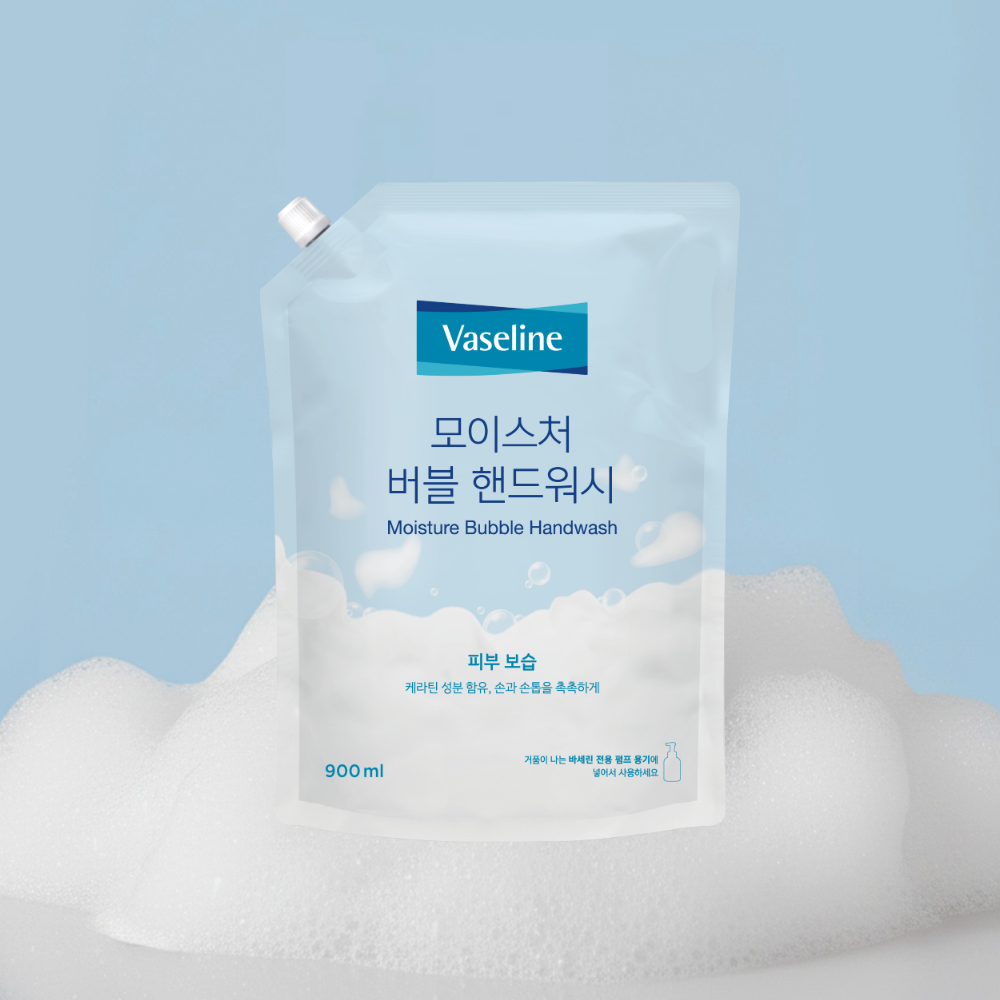 Vaseline Moisture Bubble Hand Wash 900ml Refill