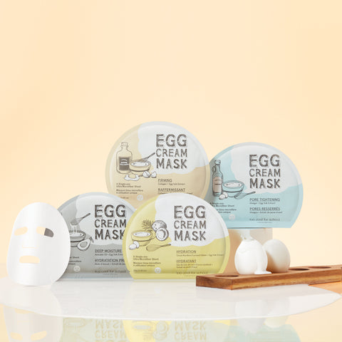 Too Cool For School Egg Cream Mask 28g 10 Sheets