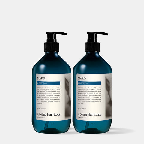 Nard Cooling Anti-Hair Loss Shampoo 500ml (2 Pack)