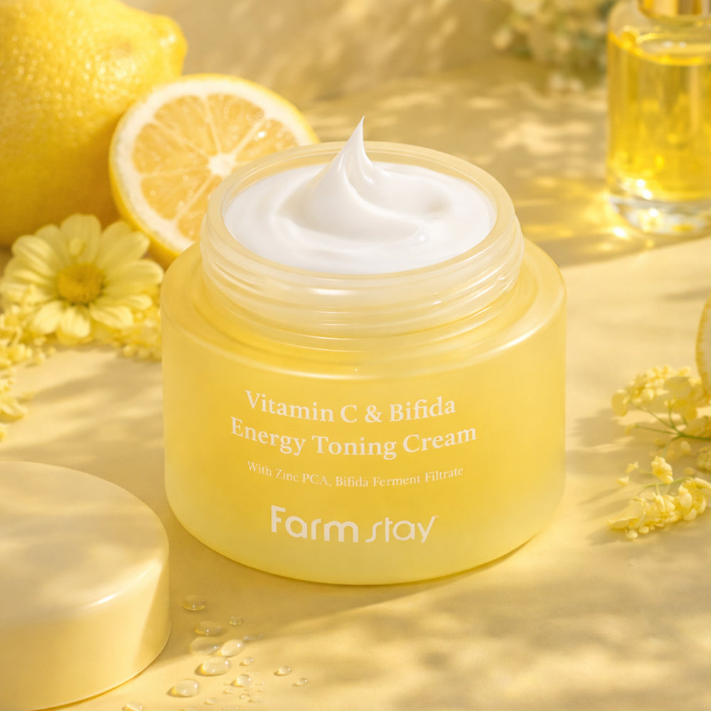 Farmstay Vitamin C Brightening Tone-Up Energy Toning Cream 100ml