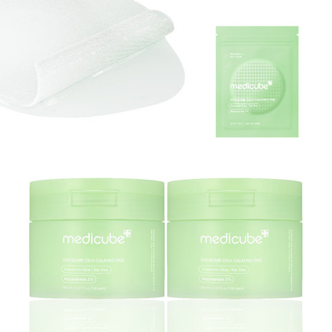 Medicube Exosome Cica Calming Pad 100 Sheets (2 pack)