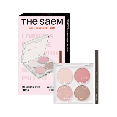 The Saem Sammul Single Shadow Palette + Ultra Slim Eyeliner Set
