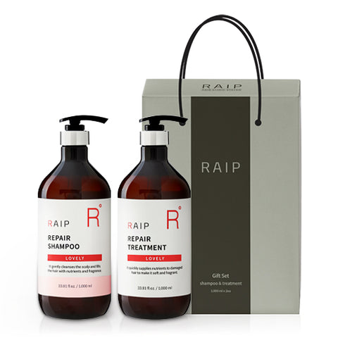 RAIP Repair Shampoo 1L + Treatment 1L Very Berry Gift Set