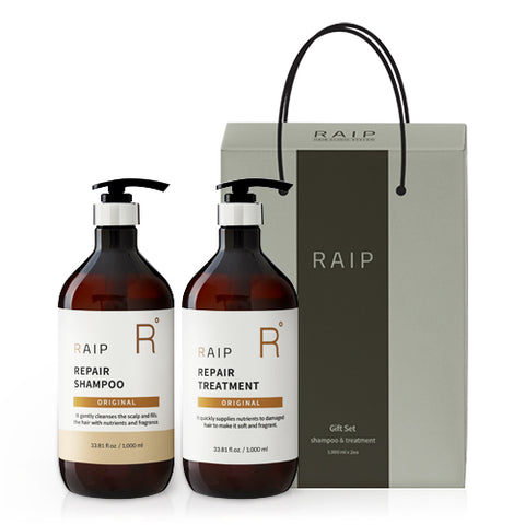 RAIP Repair Shampoo 1L + Treatment 1L Very Berry Gift Set