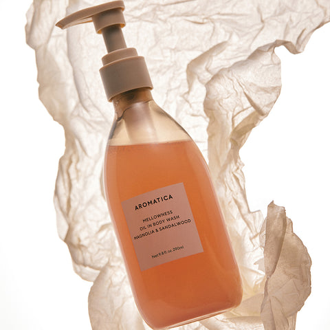 Aromatica Mellowness Oil-In Body Wash Magnolia & Sandalwood 290ml
