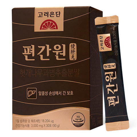 Koreaeundan Pyeonganwon Alcohol-Related Liver Support 30 Sachets x 3