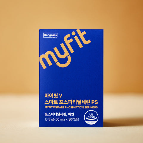 DongKook MyFit V Smart Phosphatidylserine (PS) 450 mg 30 Capsules x 12 (6-Month Supply)