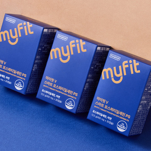 DongKook MyFit V Smart Phosphatidylserine (PS) 450 mg 30 Capsules x 12 (6-Month Supply)