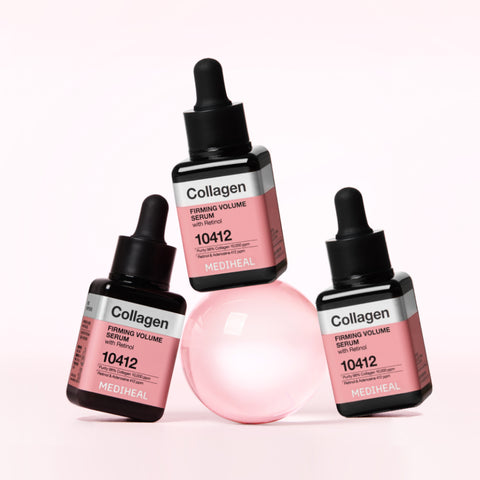 Mediheal Collagen Elastic Volume Serum & Retinol Liposome Collagen Ampoule 40ml (3-Pack)