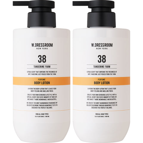 W.Dressroom Perfume Body Lotion No.38 Tangerine Farm 500ml (2 Pack)