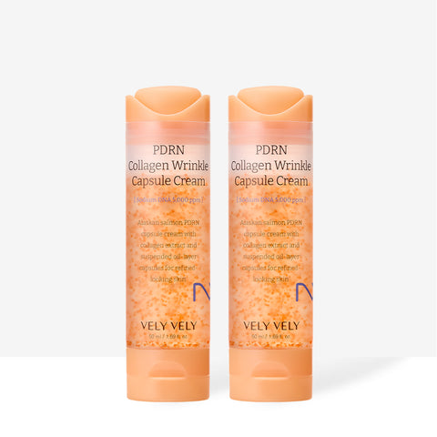 VELY VELY PDRN Collagen Wrinkle Capsule Cream 50ml (2 Pack)