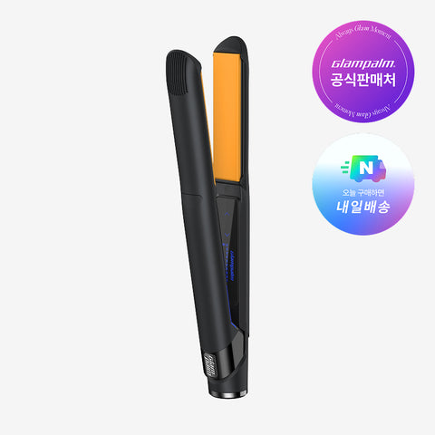 Glampalm Glam Muse Touch Flat Hair Straightener (Original Black) GP201TBK