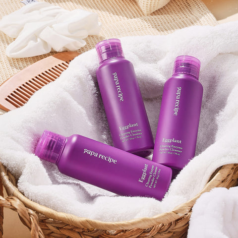 Papa Recipe Eggplant Clearing Enzyme Powder Cleanser 50g 2pcs