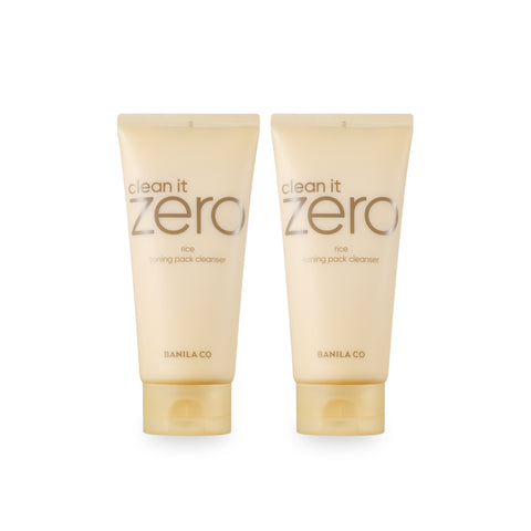 Banila Co Clean It Zero Rice Toning Pack Cleanser 180g (2 Pack)