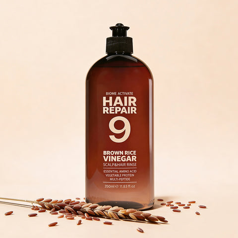 Biome Activate Hair Repair 9 Brown Rice Vinegar Scalp & Hair Rinse 350ml