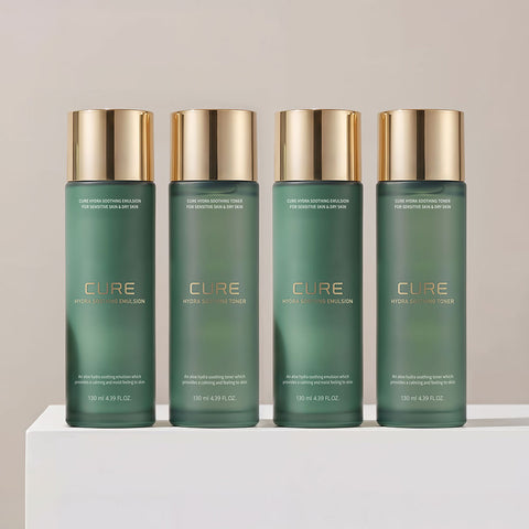 Kim Jeong Moon Aloe Hydra Soothing Toner 130ml (2-Pack) + Emulsion 130ml (2-Pack) Set