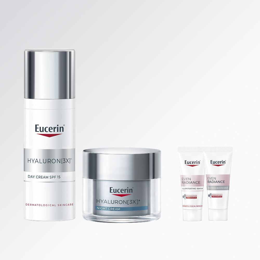 Eucerin Hyaluron 3X Day Cream + Night Cream 2-Piece Set (50 ml + 50 ml)