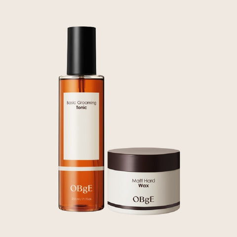 OBGE Volume Basic Grooming Tonic + Matte Hard Wax 210ml