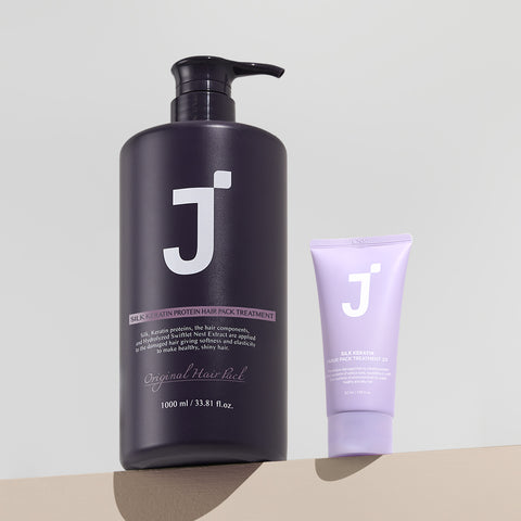Jsoop Protein Treatment 1000ml - Silk Keratin Hair Pack (Peony Scent)