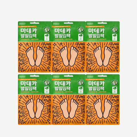 DongKook Pharmaceutical Madeca Foot Peeling Pack 20g (6 Pack 6-Month Supply)