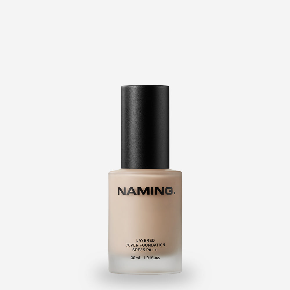NAMING. Layered Cover Foundation 30ml