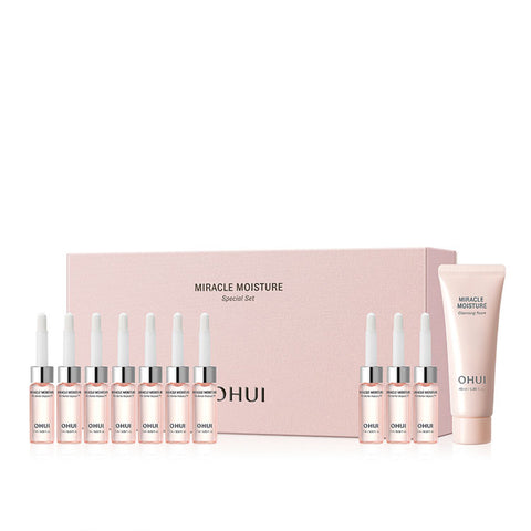 OHUI Miracle Moisture Pink Barrier Ampoule 7ml x 7 (Value Set)