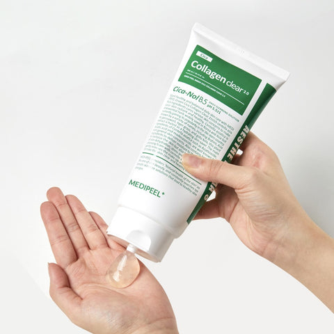 Medipeel Green Cica Collagen Clear 2.0 Foam Cleanser, 120ml x 2