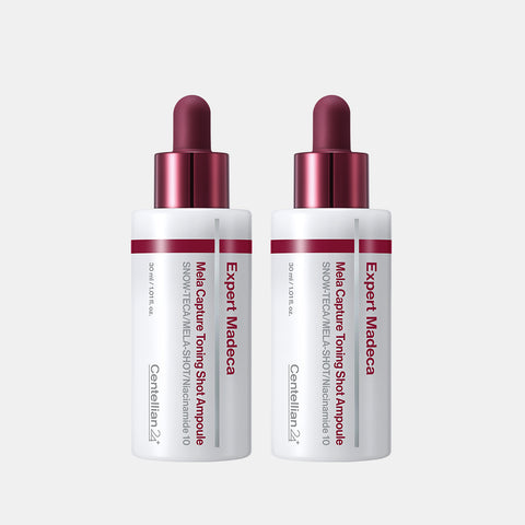 Centellian24 Madeca Mela Capture Toning Shot Ampoule 30ml (2 Pack)