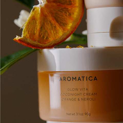 Aromatica Glow Vita Goodnight Cream Orange & Neroli 90g