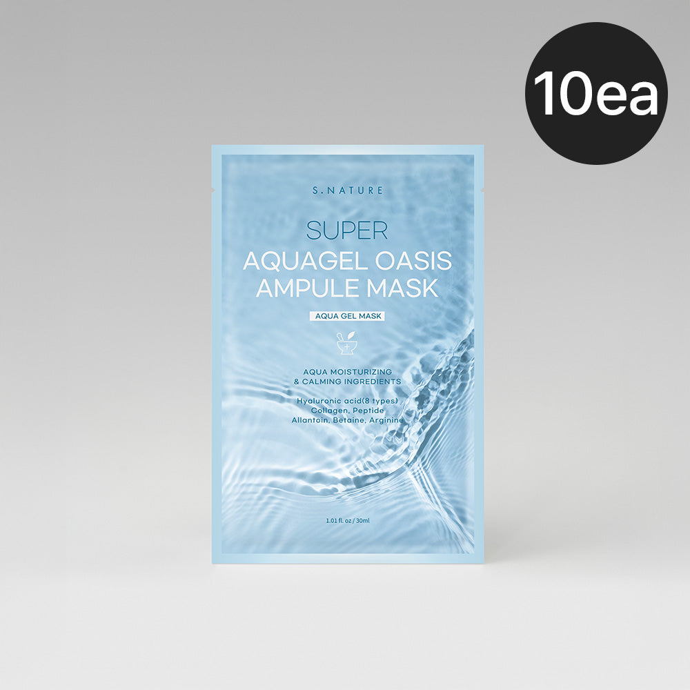 S.Nature Super Aquagel Oasis Ampoule Mask 10 Sheets