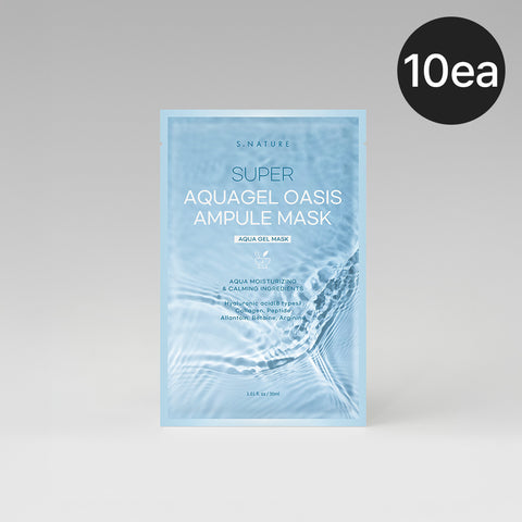 S.Nature Super Aquagel Oasis Ampoule Mask 10 Sheets
