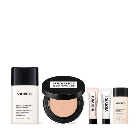 VIDIVICI Black Perfection Cover Fit Cushion (Full-Size) + Base Duo Set