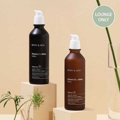 Mary&May Vitamin Bifida Toner & Lotion 120ml 2-Piece Set