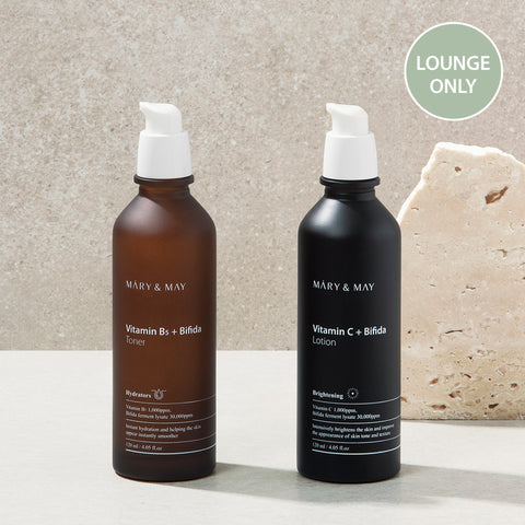 Mary&May Vitamin Bifida Toner & Lotion 120ml 2-Piece Set