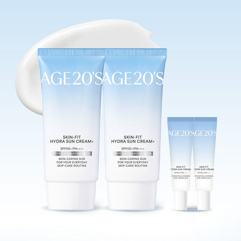AGE20'S Skin Fit Moisture Sun Cream Plus 50ml (2 Pack)