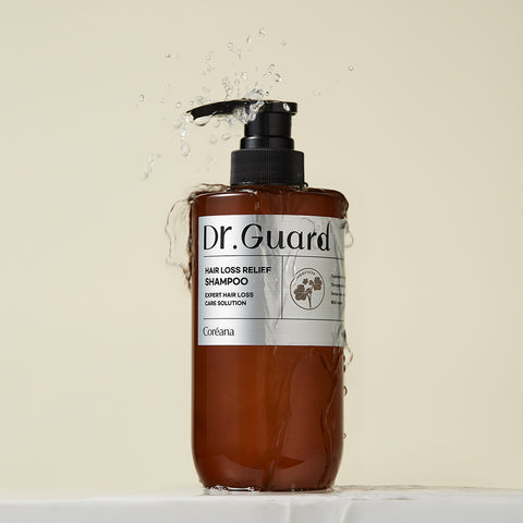 Koreana Dr. Guard Hair Loss Relief Shampoo Green Herb Scent, 500ml (2 Pack)