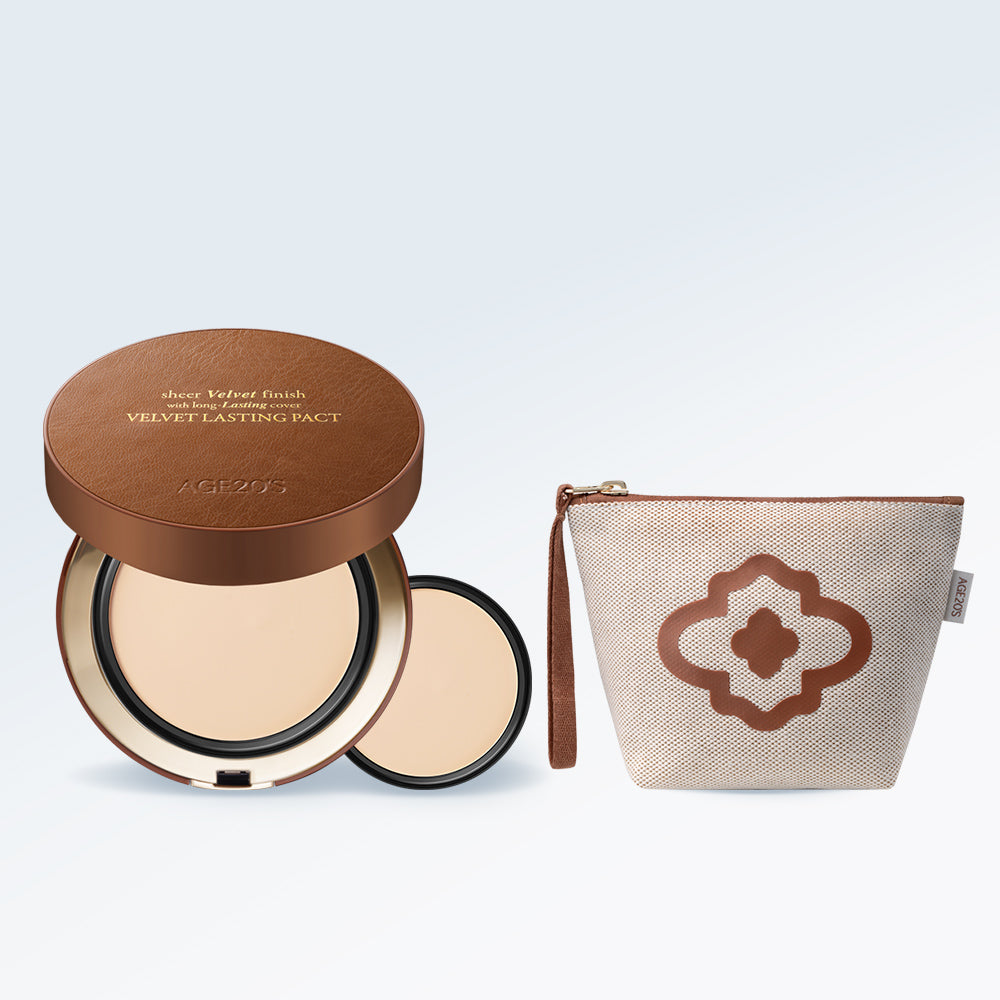 AGE20'S Velvet Lasting Pact Oyani Edition 14g + Refill 14g