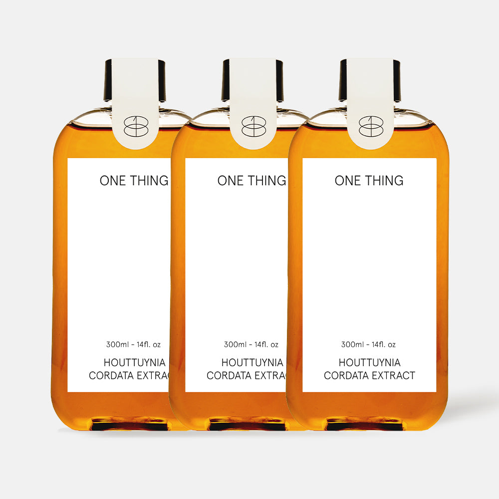 One Thing Houttuynia Cordata Extract Toner 300ml (3 Pack)