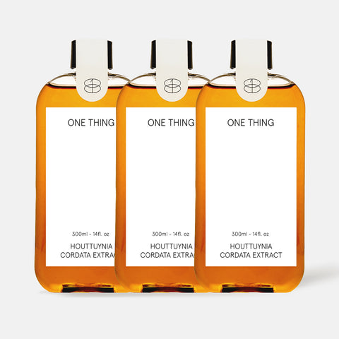 One Thing Houttuynia Cordata Extract Toner 300ml (3 Pack)