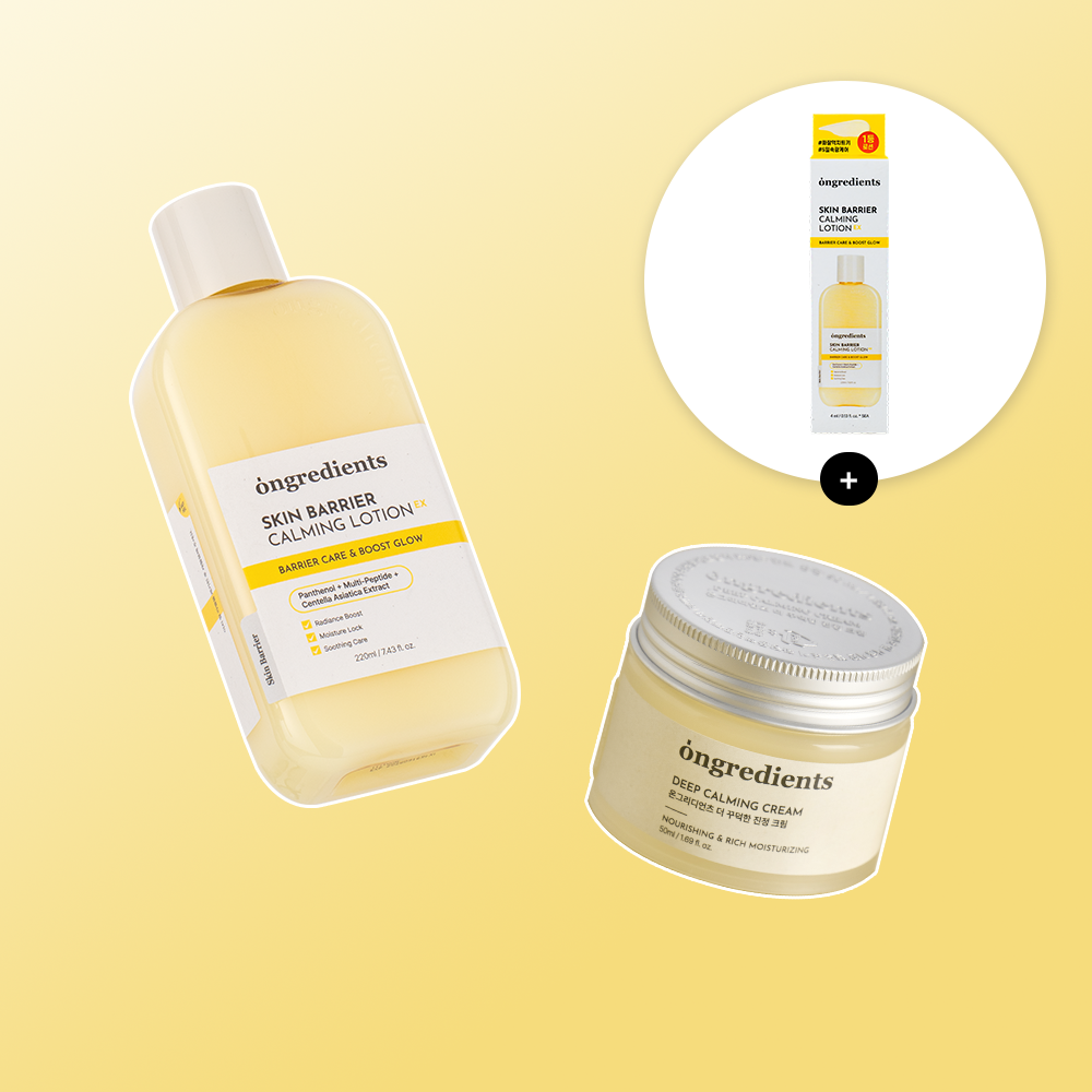 Ongredients Skin Barrier Calming Lotion + Rich Soothing Cream