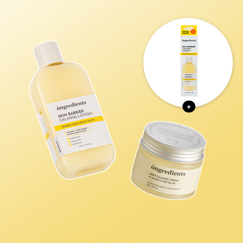 Ongredients Skin Barrier Calming Lotion + Rich Soothing Cream