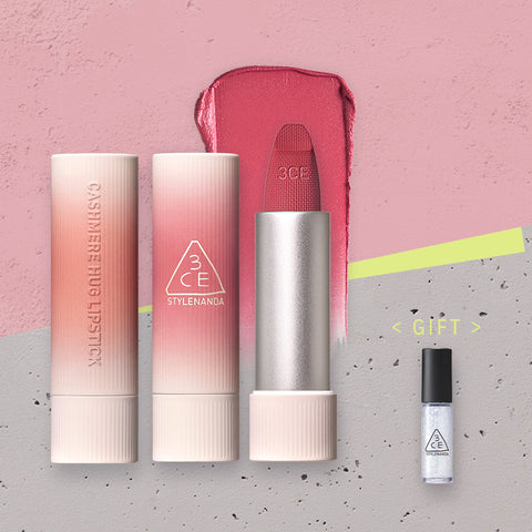 3CE Cashmere Hug Lipstick Duo (2-Piece set)