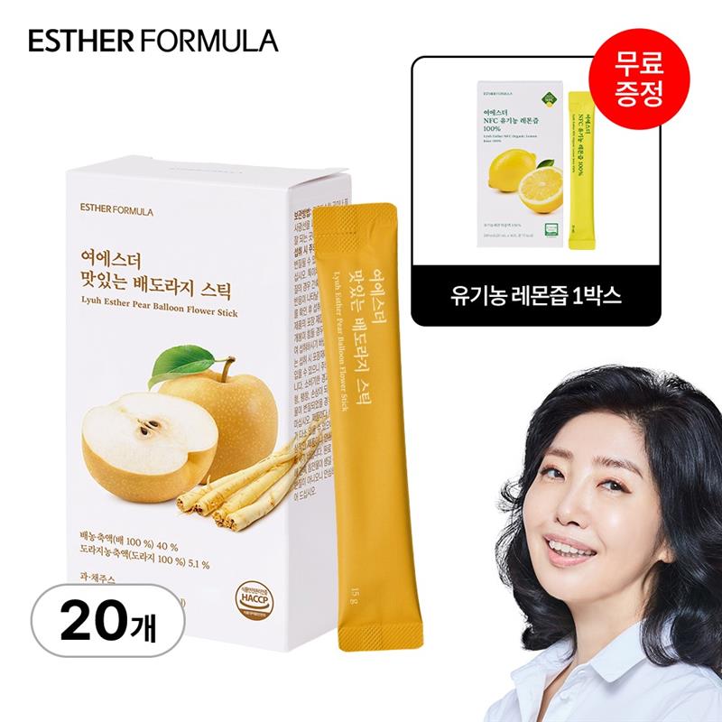 Esther Formula Pear & Doraji Liquid Stick 15ml x 14 Pouches (100% Domestic Liquid)